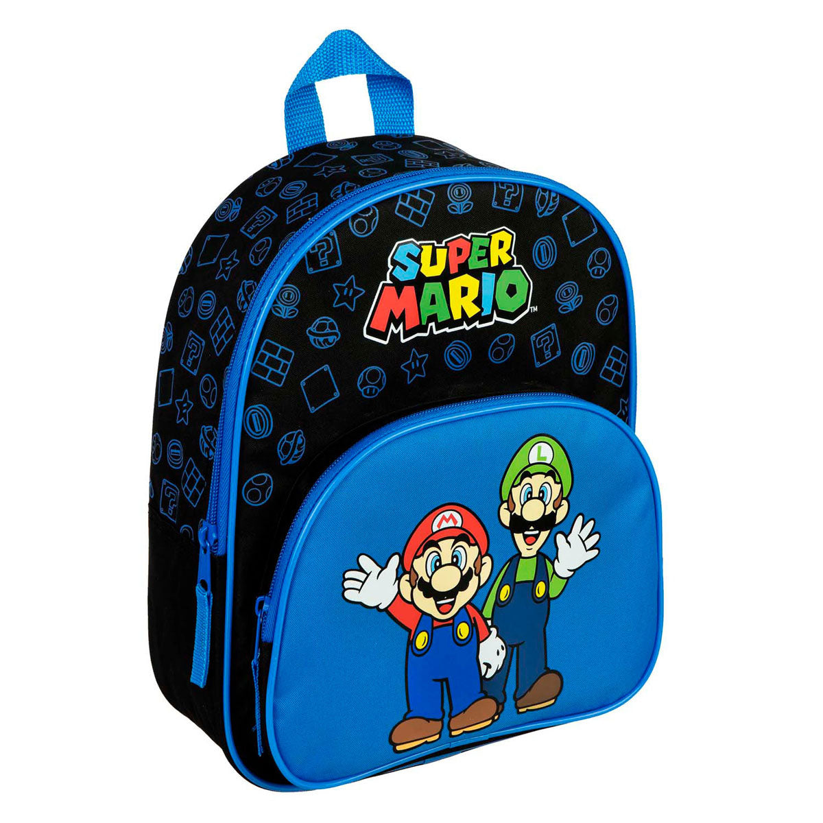 Undercover -Rucksack mit Super Mario Blue Fronttasche