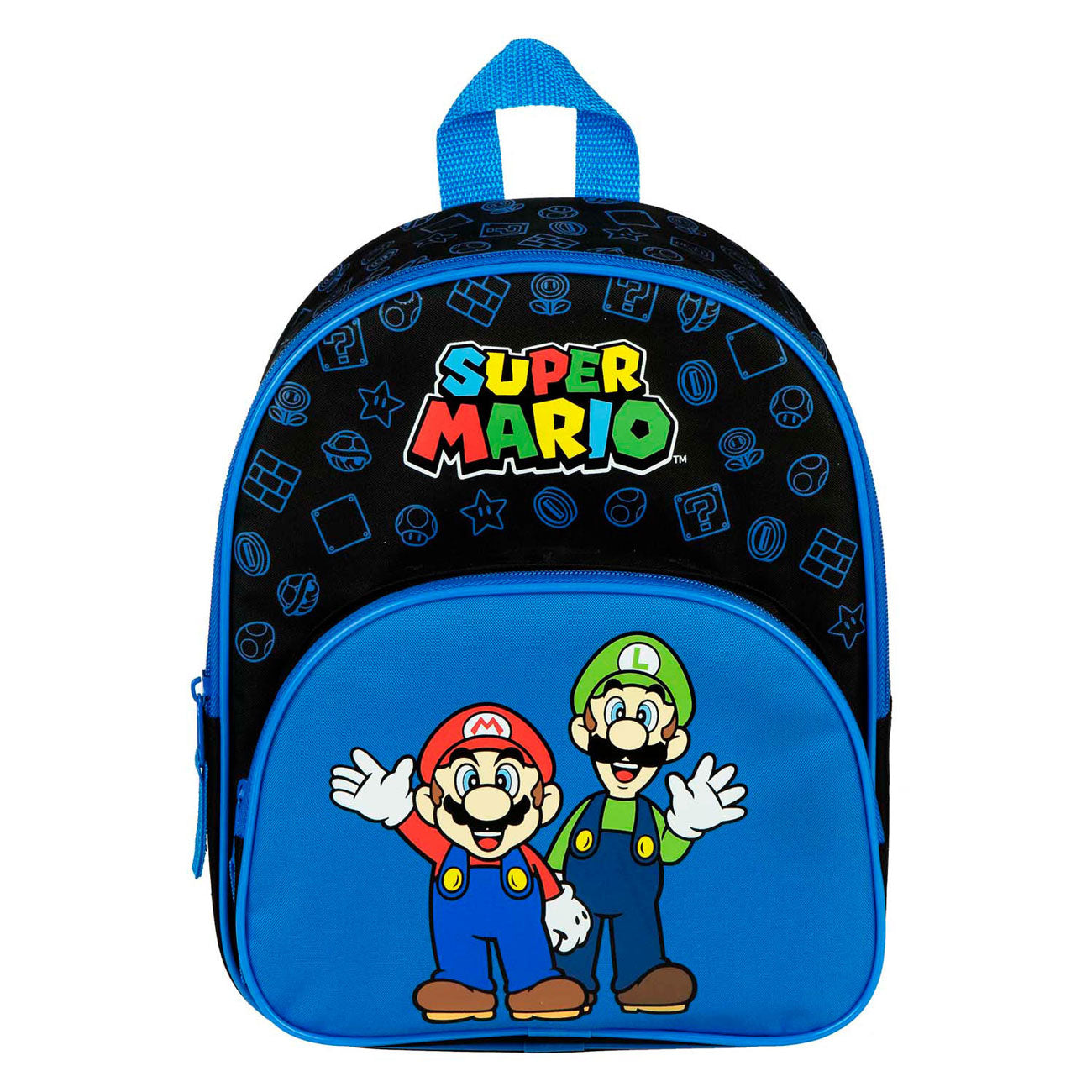 Undercover -Rucksack mit Super Mario Blue Fronttasche