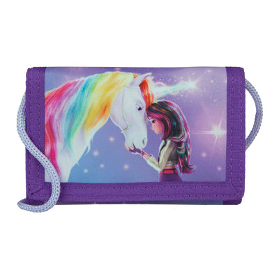 Unicorn Academy Brieftasche mit Schnur versichern