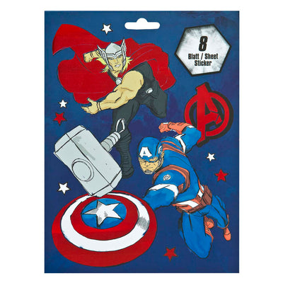 Undercover Stickerboek Avengers mit 8 Blättern