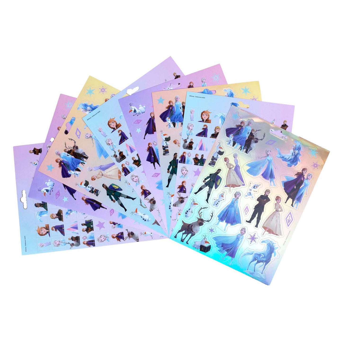Undercover Stickerbook mit 8 Blättern gefroren