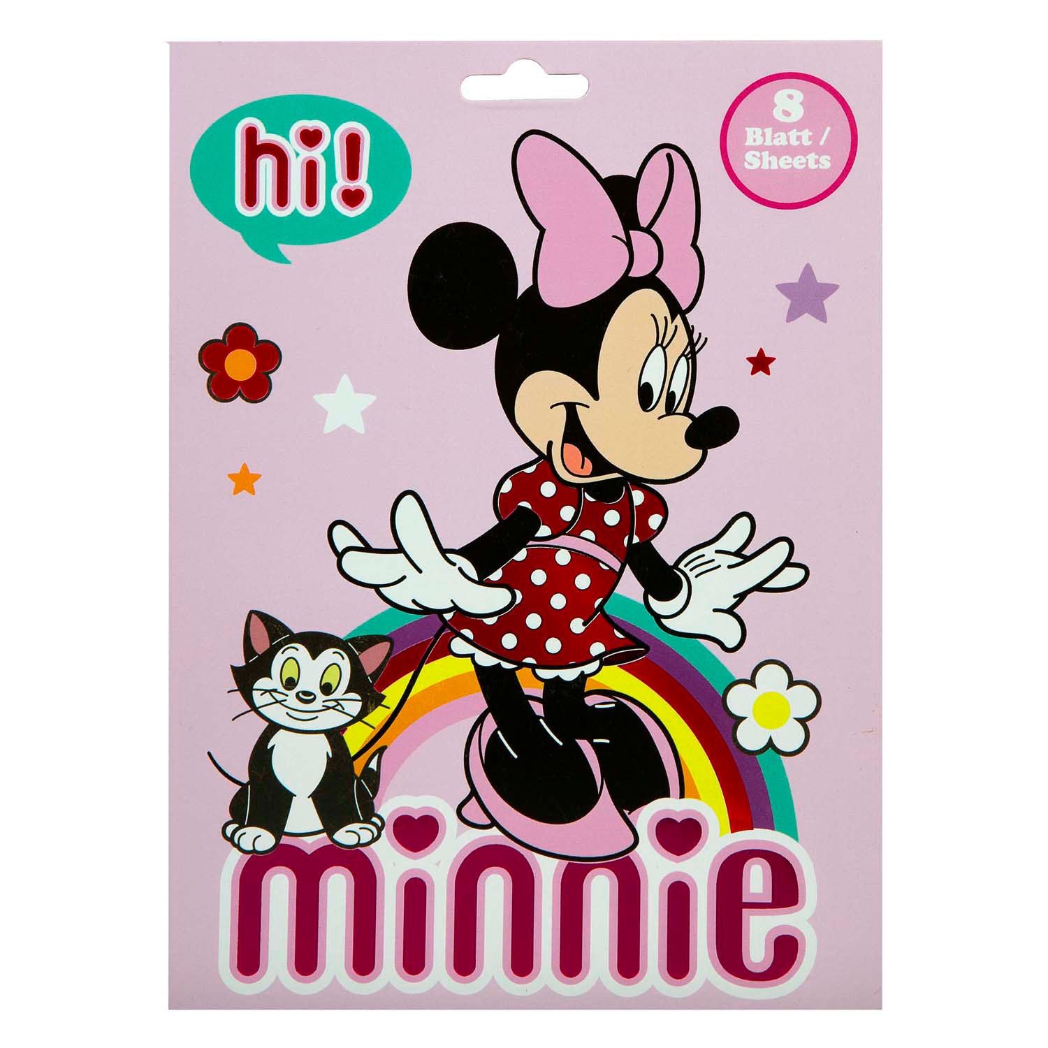 Undercover Stickerboek Minnie Maus mit 8 Blättern