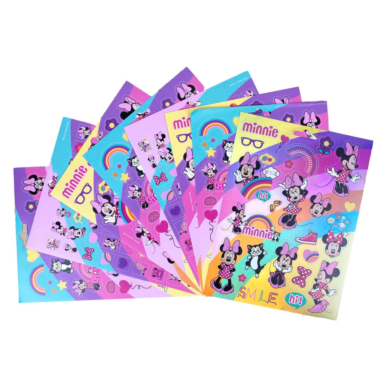 Undercover Stickerboek Minnie Maus mit 8 Blättern