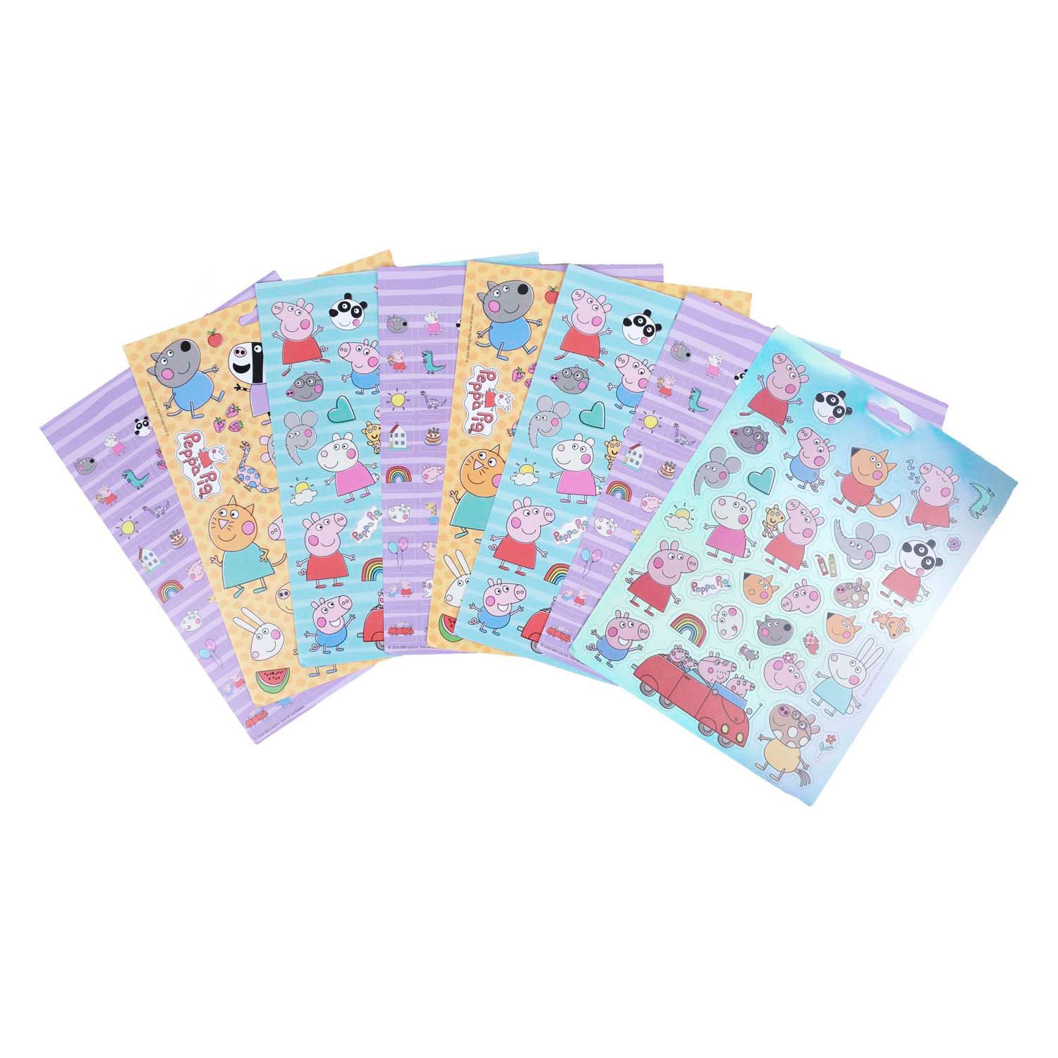 Undercover Aufkleberbuch Peppa Pig mit 8 Blättern