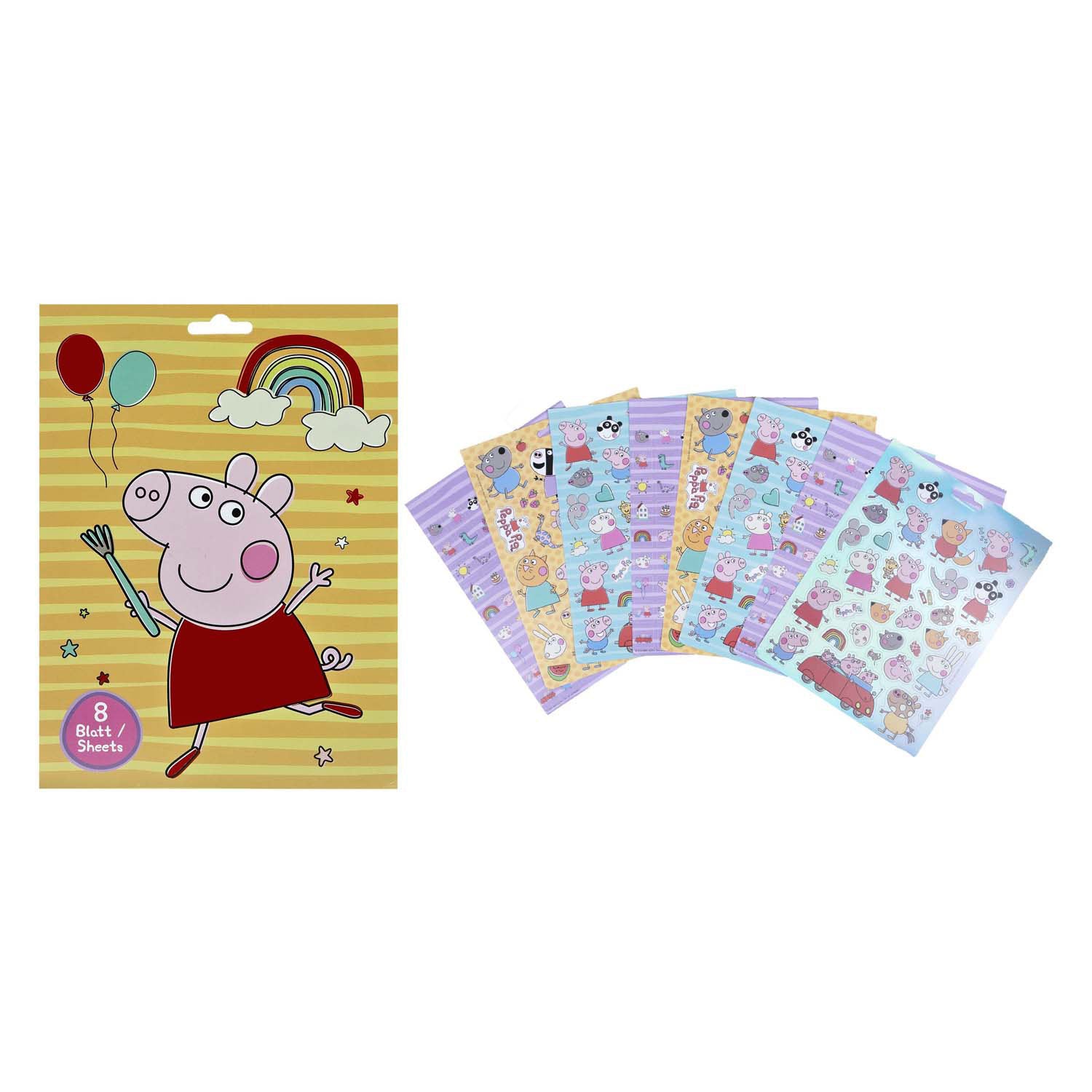 Undercover Aufkleberbuch Peppa Pig mit 8 Blättern