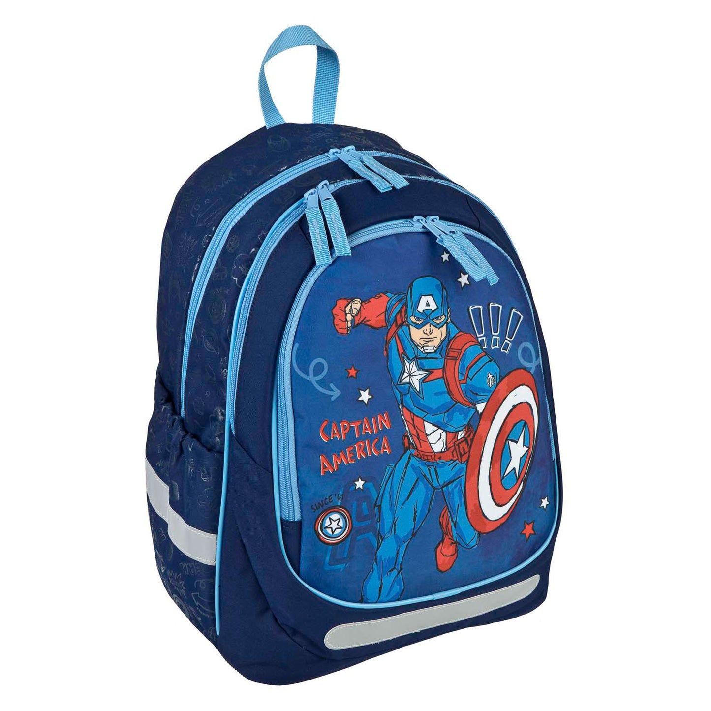 Undercover Ergonomische Schul -Rucksack Captain America