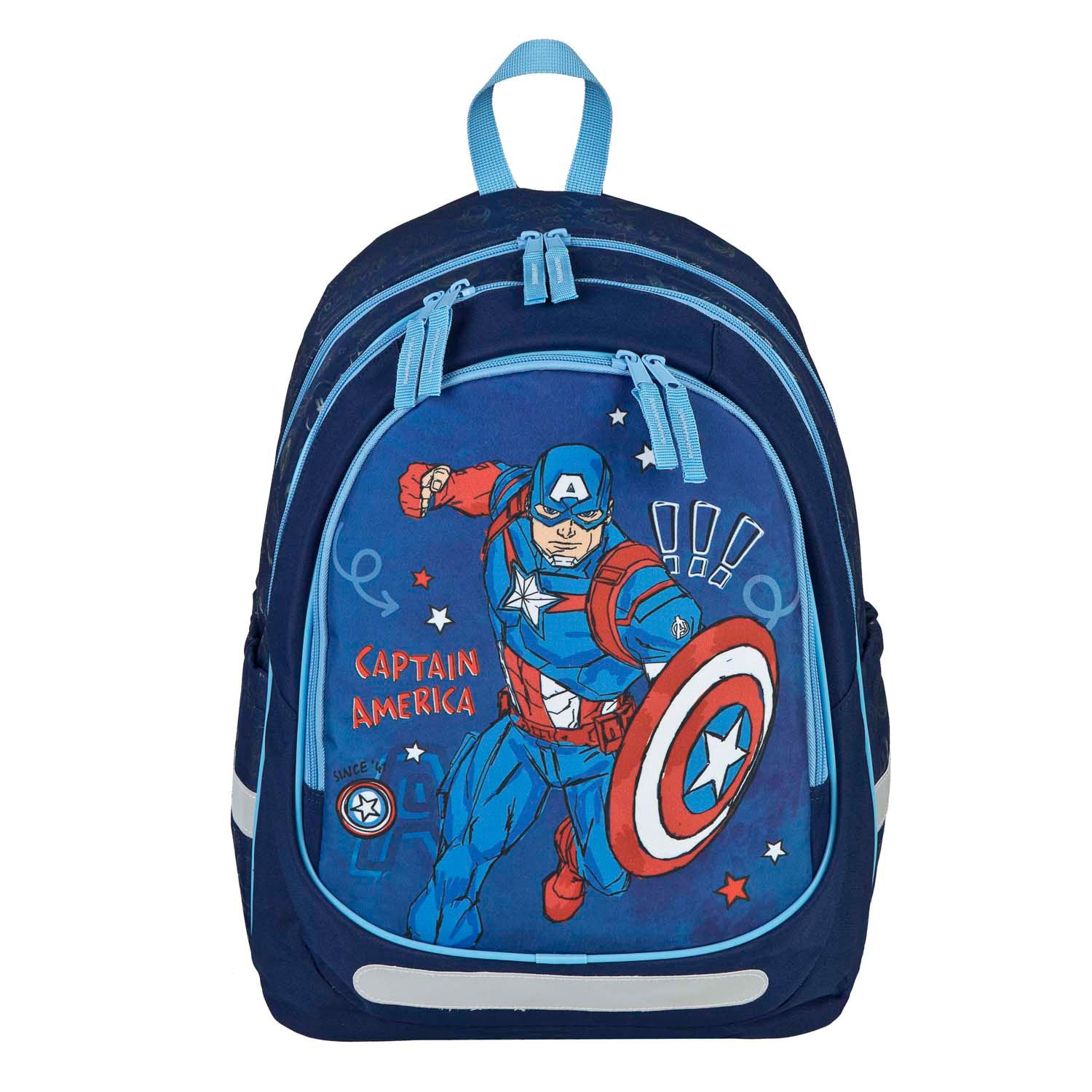 Undercover Ergonomische Schul -Rucksack Captain America