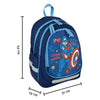 Undercover Ergonomische Schul -Rucksack Captain America