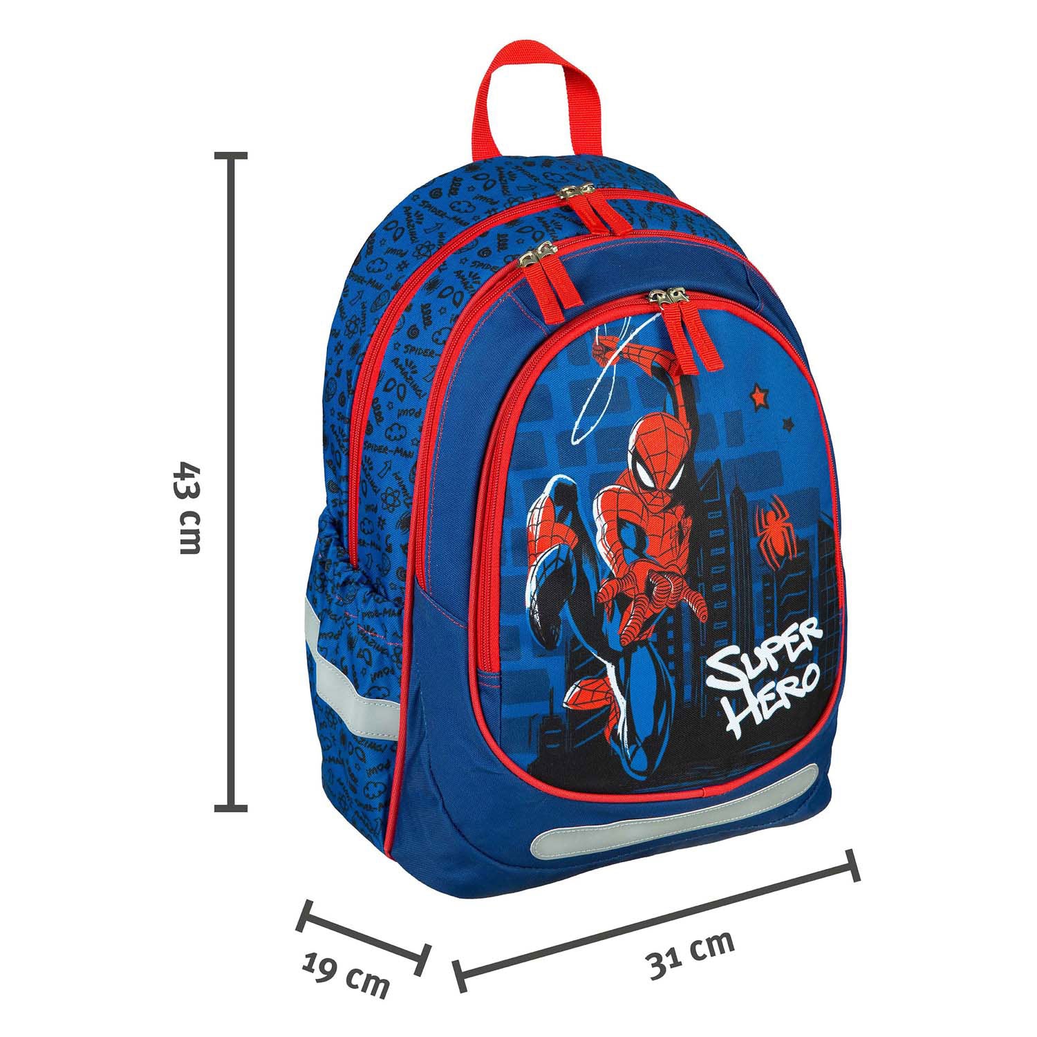 Undercover Ergonomische Schul-Rucksack-Spider-Man