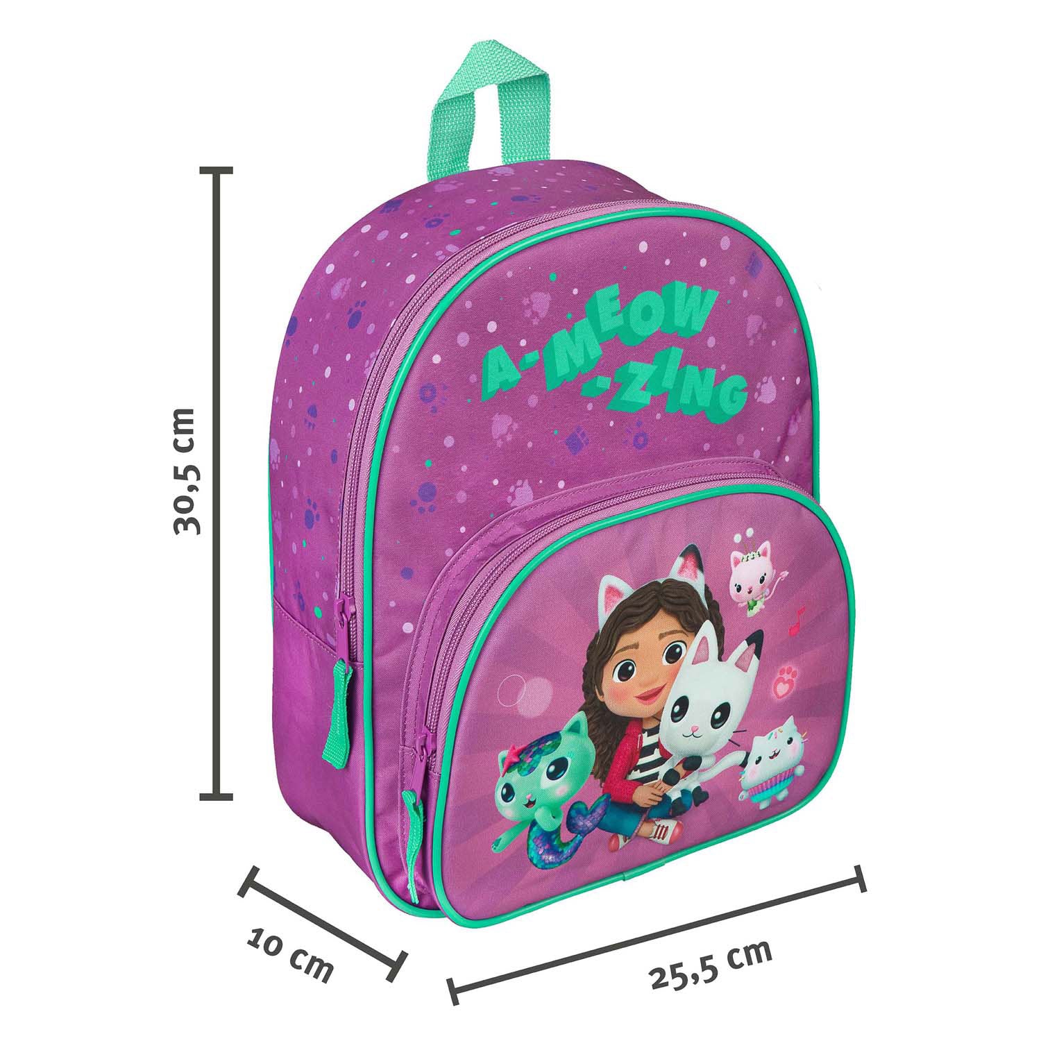 Undercover -Rucksack mit Gabbys Dollhouse Front -Tasche