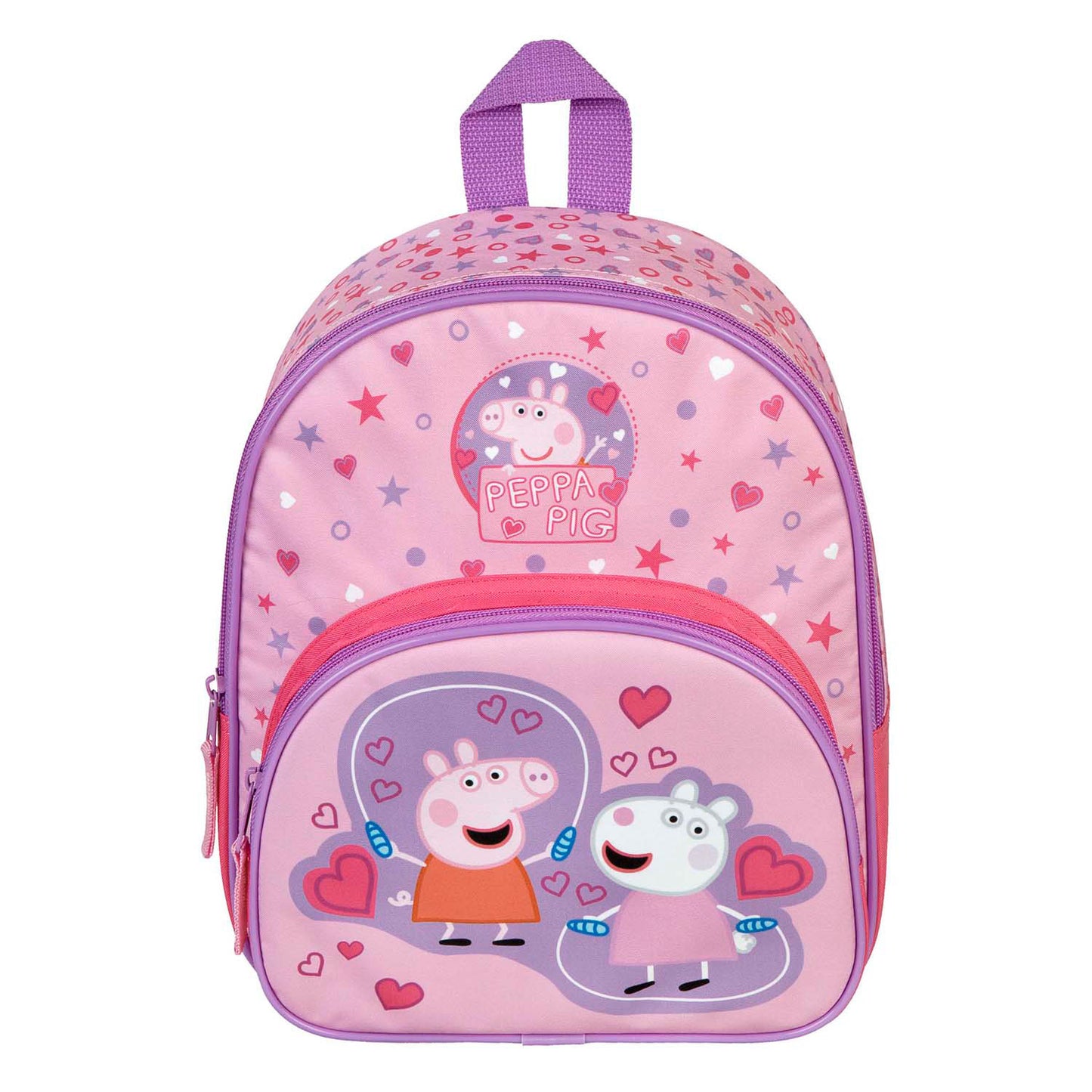 Undercover -Rucksack mit Peppa -Schweine -Fronttasche