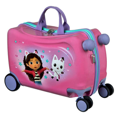 Gabbys Puppenhaus, Gabbys Puppenhaus-Aufsitzwagen, 47,5 x 23 x 32 cm, rosa lila