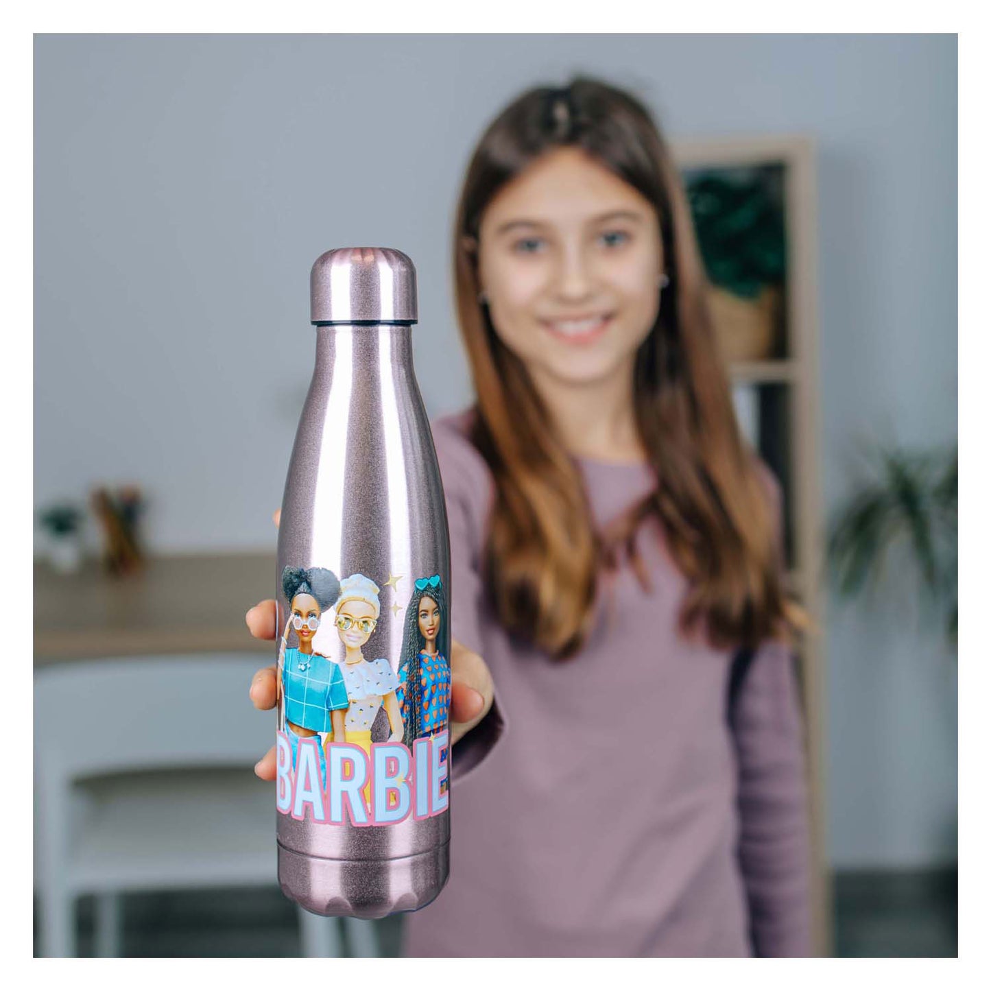 Undercover Barbie Trinkflasche Edelstahl, 450 ml