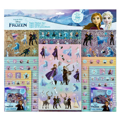 Undercover Superaufkleber-Set Disney Frozen, 500-tlg.