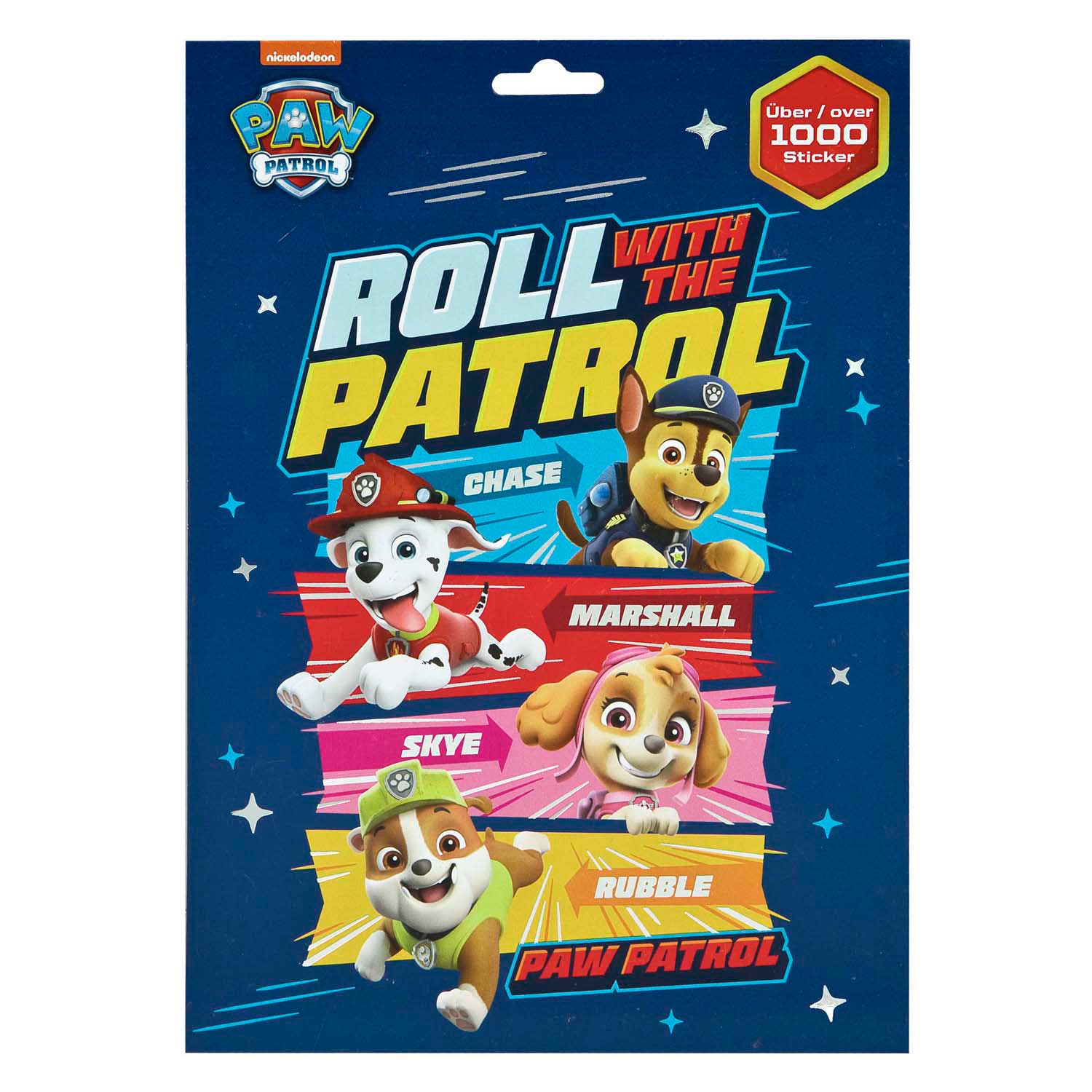Undercover Sticker Sheets Paw Patrol - 1000st.