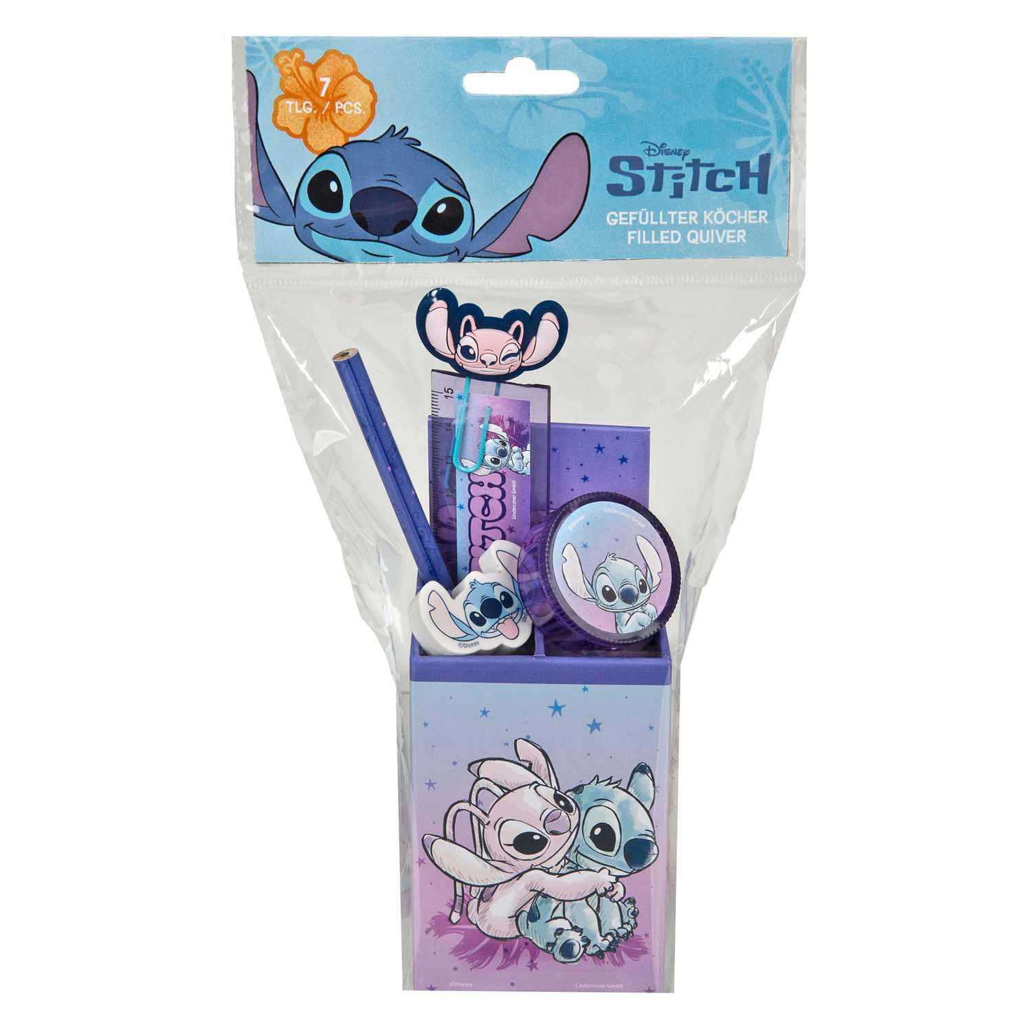 Undercover-Stitch-Schreibtischset – 7-teilig.