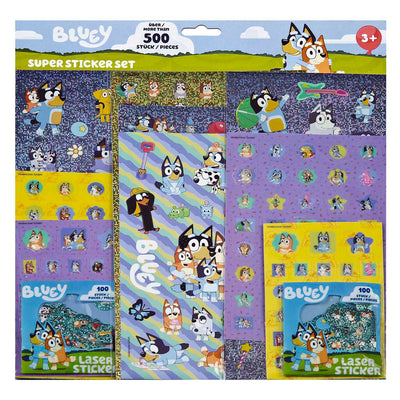 Undercover Super Sticker-Set blau - 500+Stk.