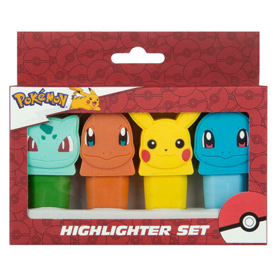 Undercover Mini-Textmarker Pokemon – 4 Stk.