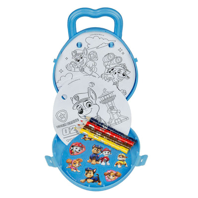 Paw Patrol Malset passend mit Buntstiften und Aufklebern