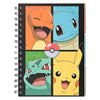 Undercover-Notizbuch mit 3 Tabs Pokemon