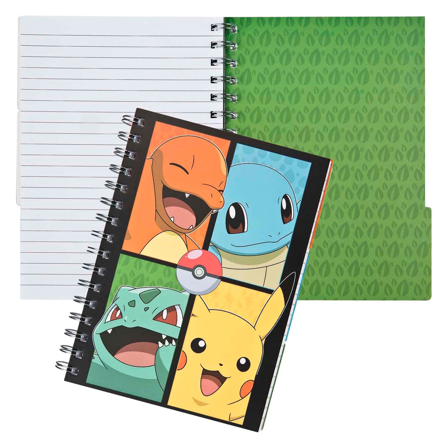 Undercover-Notizbuch mit 3 Tabs Pokemon