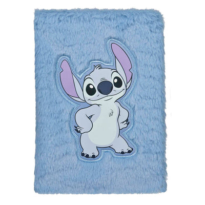 Plüsch-Notizbuch A5-Stich