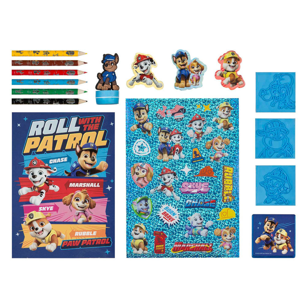 Paw Patrol Mega Mal- und Stempelset - 15-tlg.