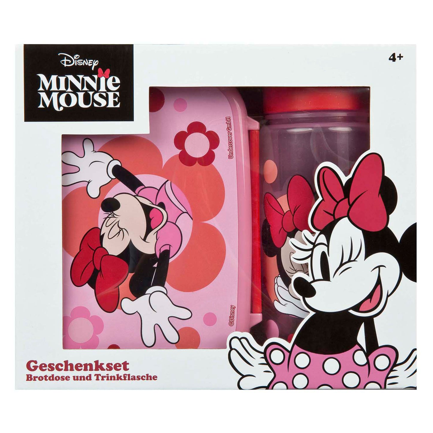 Undercover Lunchbox- und Trinkbecher-Set Minnie Mouse