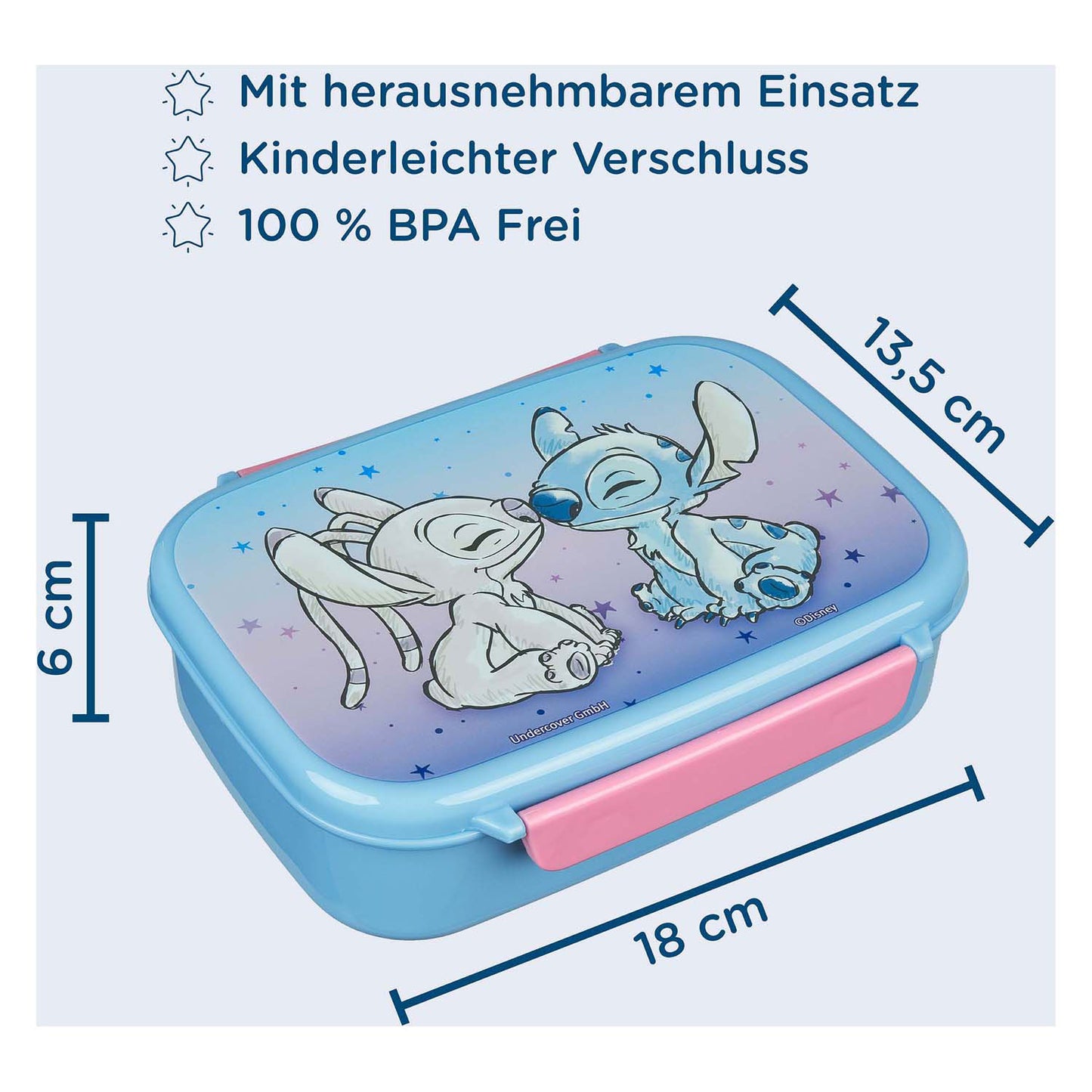 Unterdeckbarer Brotkasten mit Einstecknaht