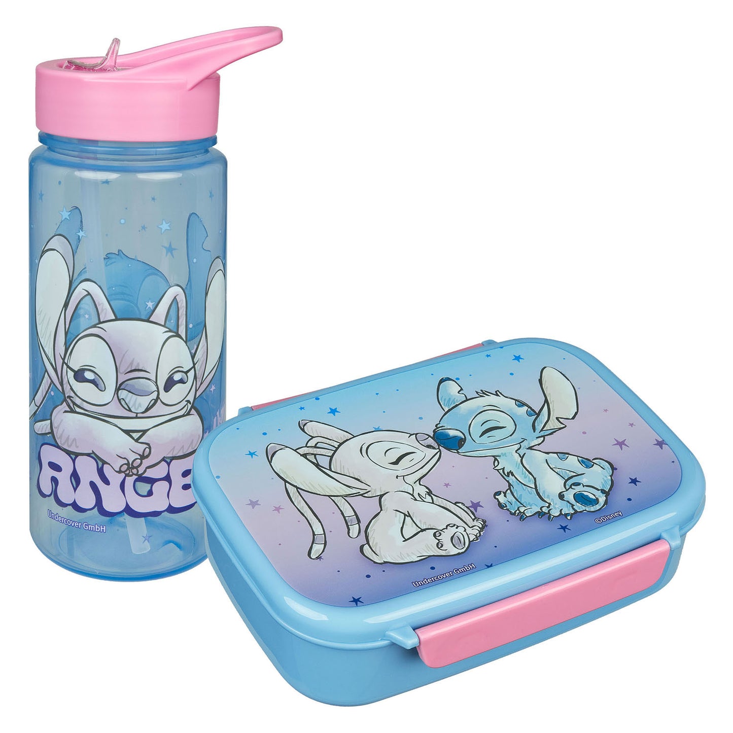 Undercover Lilo Stitch Lunchbox und Trinkbecher