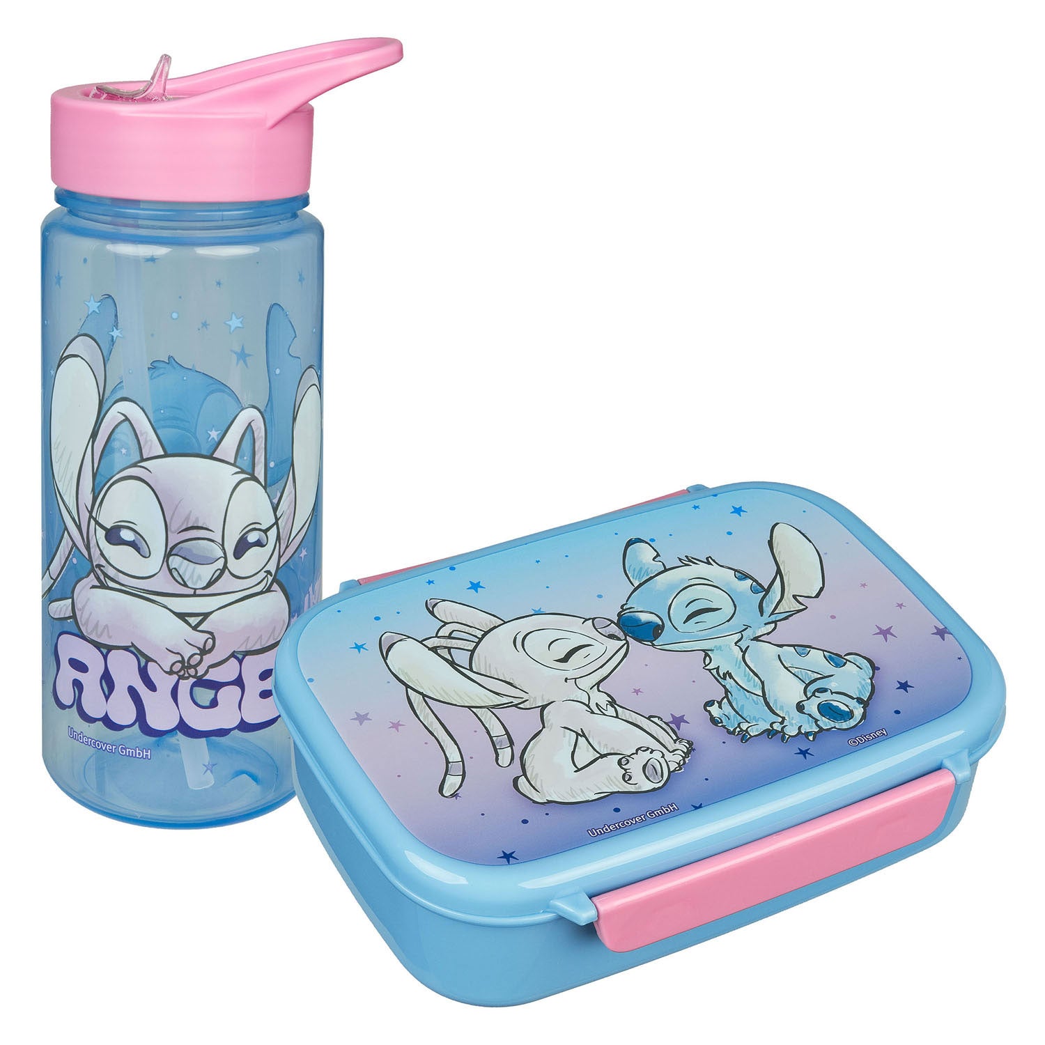 Undercover Lilo Stitch Lunchbox und Trinkbecher