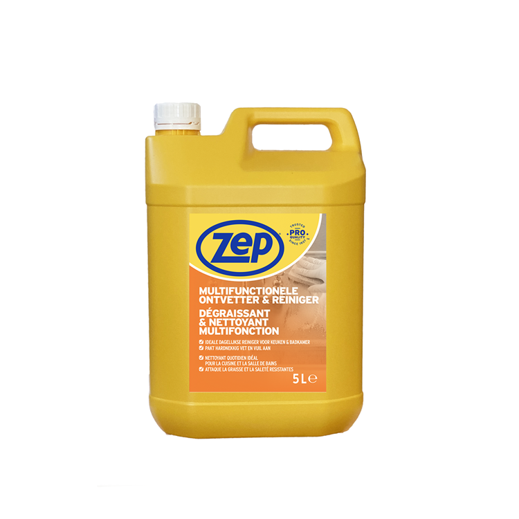Zep 1070027 – multifunktionaler Entfetterreiniger 5l | 4 Stück