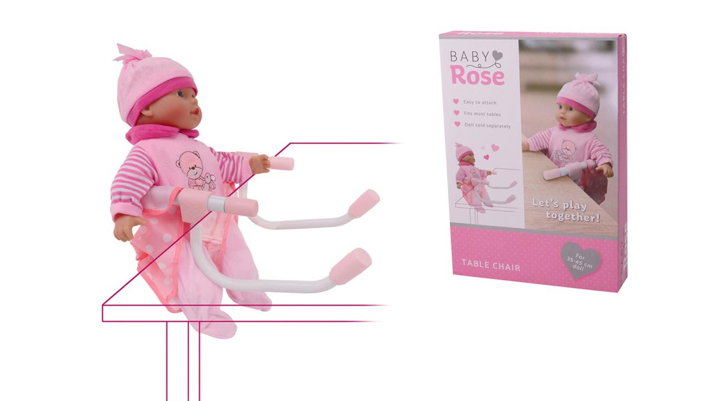 Baby Rose Tischstuhl