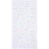 Creativ Firmenaufkleber, Baby, Bogen 12x23 cm, 2x84 Stück 1 Box