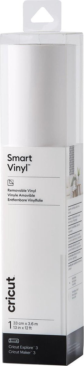 Cricut Smart Vinyl™ abnehmbare Folie weiß