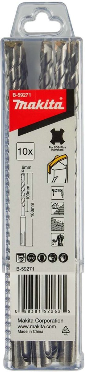 Makita Zubehör B2S: Betonbohrer 6x160mm - B-59271 B-59271