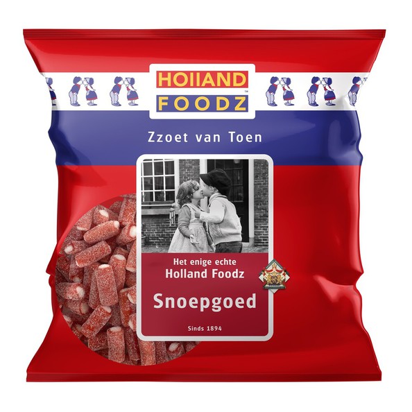 Holland foodz Soft Sour Mini-Erdbeersticks Beutel (6x 500g)
