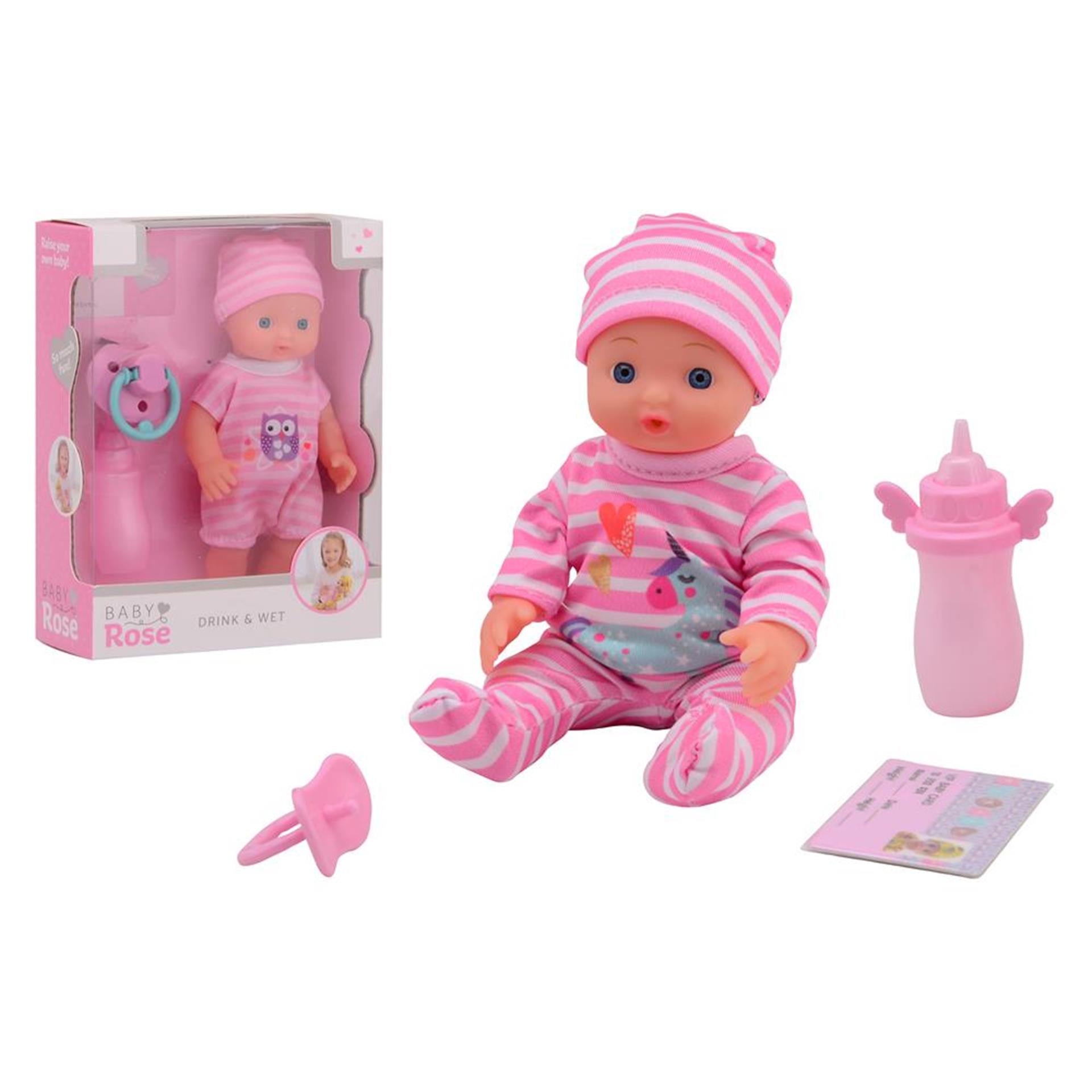 Baby Rose -Trinken Plas Baby Pop