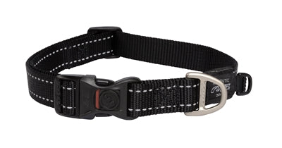 Rogz für Dogs Fanbelt Kragen schwarz