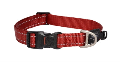 Rogz für Dogs Fanbelt Kragen rot