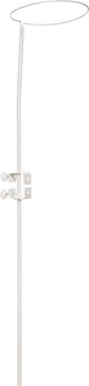 Jollein Baby Peak Stick für Schleier – weiß – mit Klemmbefestigung