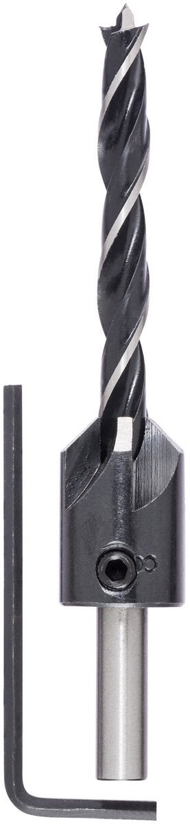 Bosch - Holzspiralbohrer mit Senkbohrer 7 mm