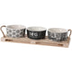Excellent Houseware Servierset Tapas auf Palette 4-teilig