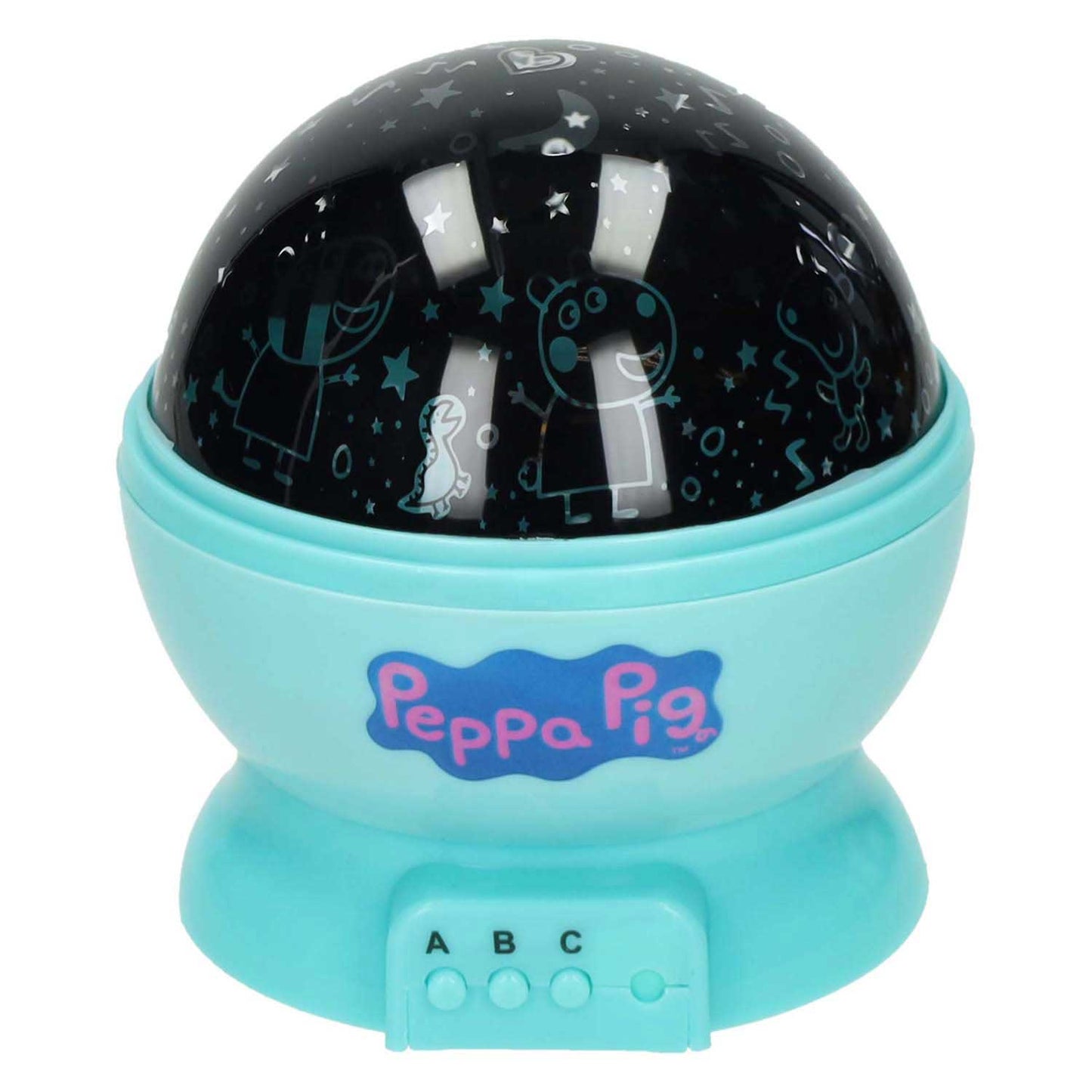 Peppa Schwein LED-Lampe Glitzerkuppel