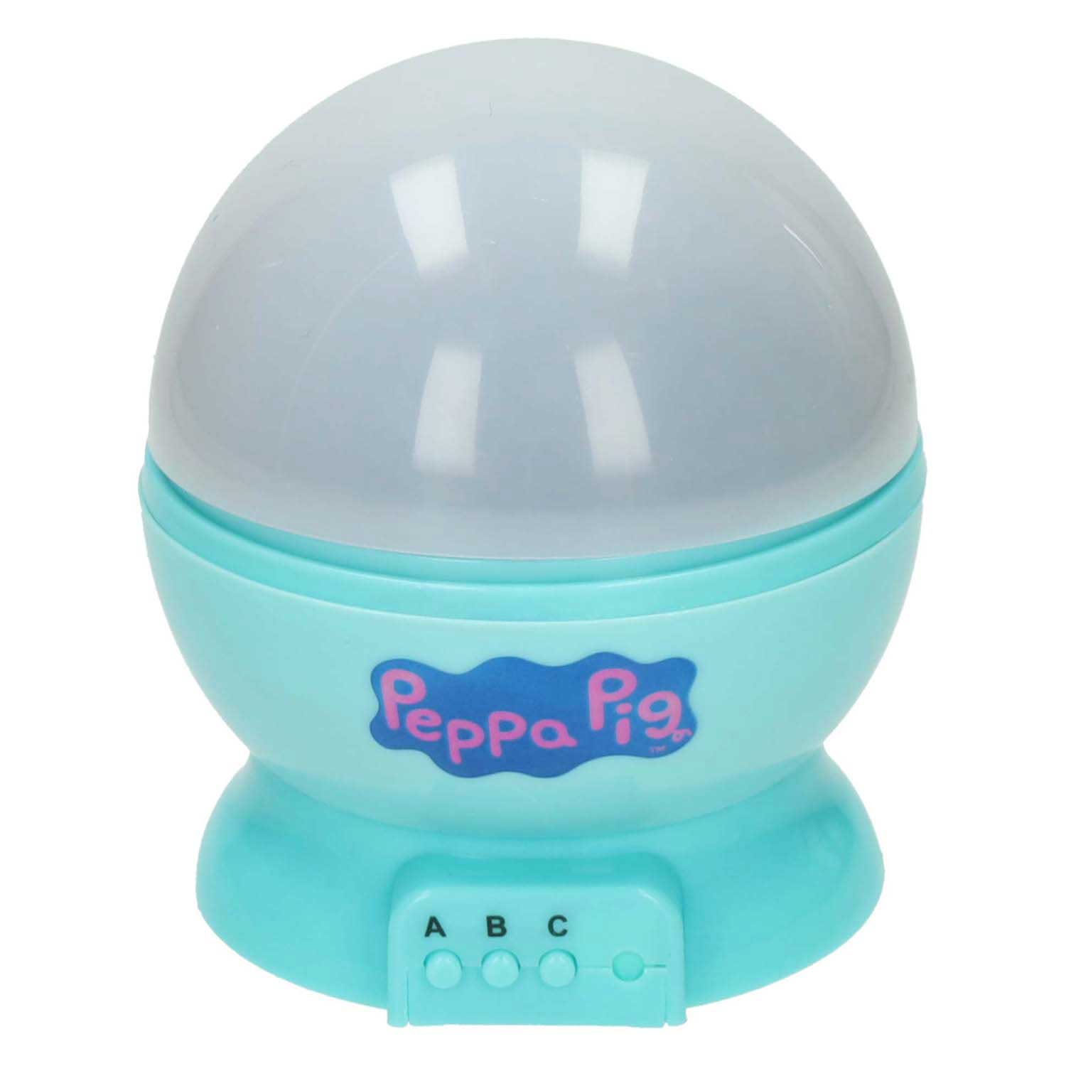Peppa Schwein LED-Lampe Glitzerkuppel