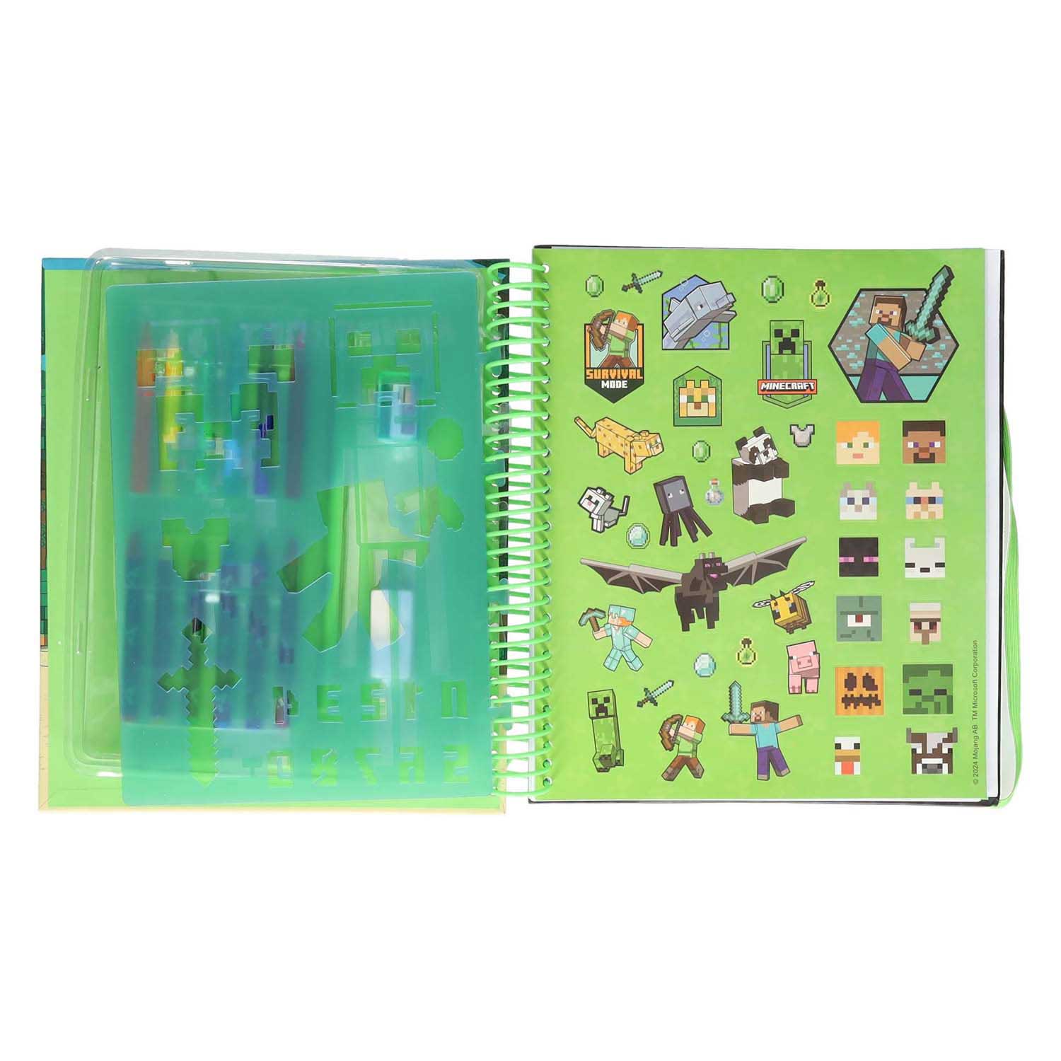 Minecraft Super -Aktivitätsbuch mit Aufklebern