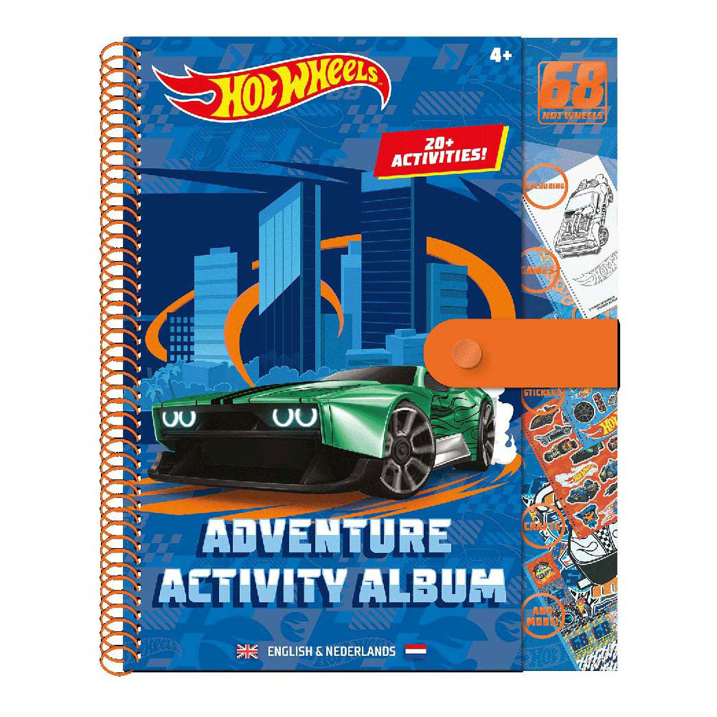 Hot Wheels Adventure Activity Book mit Aufklebern