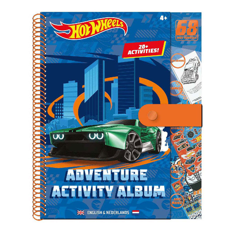 Hot Wheels Adventure Activity Book mit Aufklebern