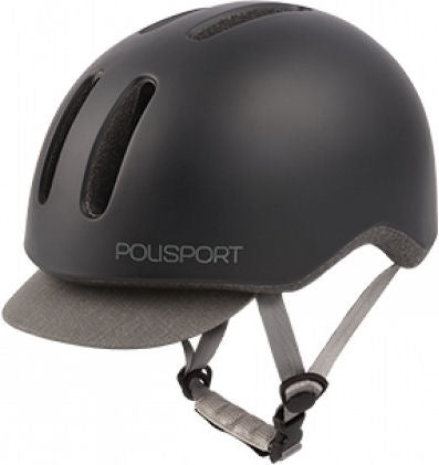 Polisport-Helmpendler Matt Black Grey L 58-61 cm