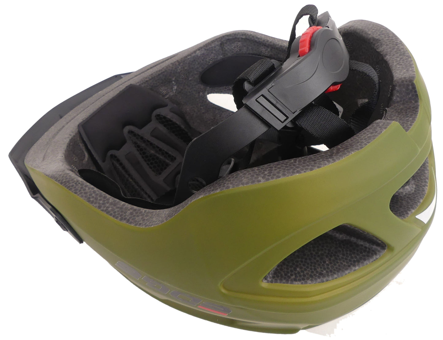Fahrradhelmkante Kantabria groß (58-61 cm) - Mattegrün